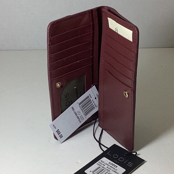 Women's Iris Long Bifold Wallet - Picture 5 of 6